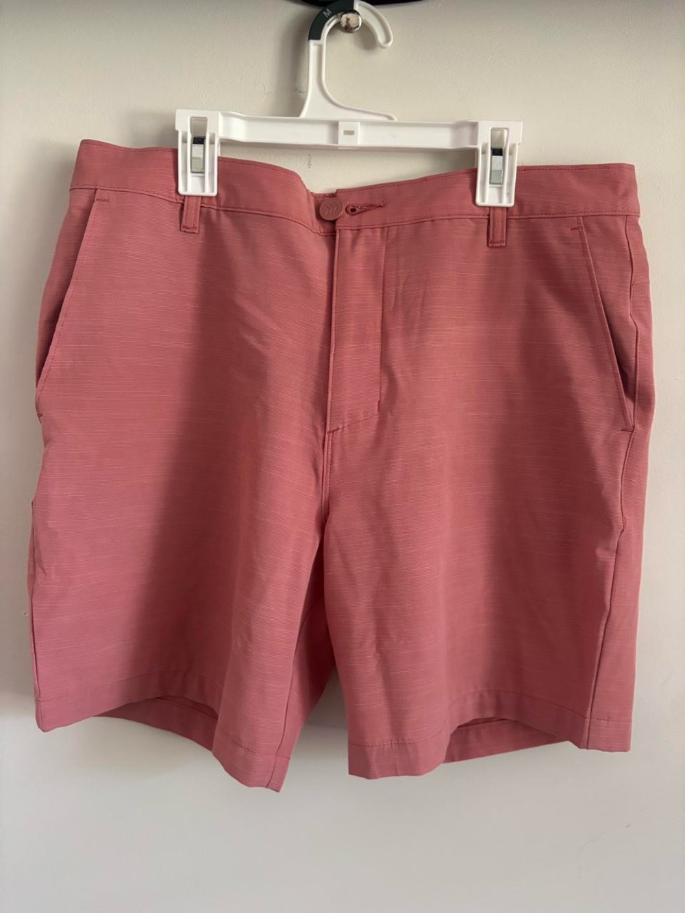 all in motion Men's Dusty Rose Flat-Front Shorts